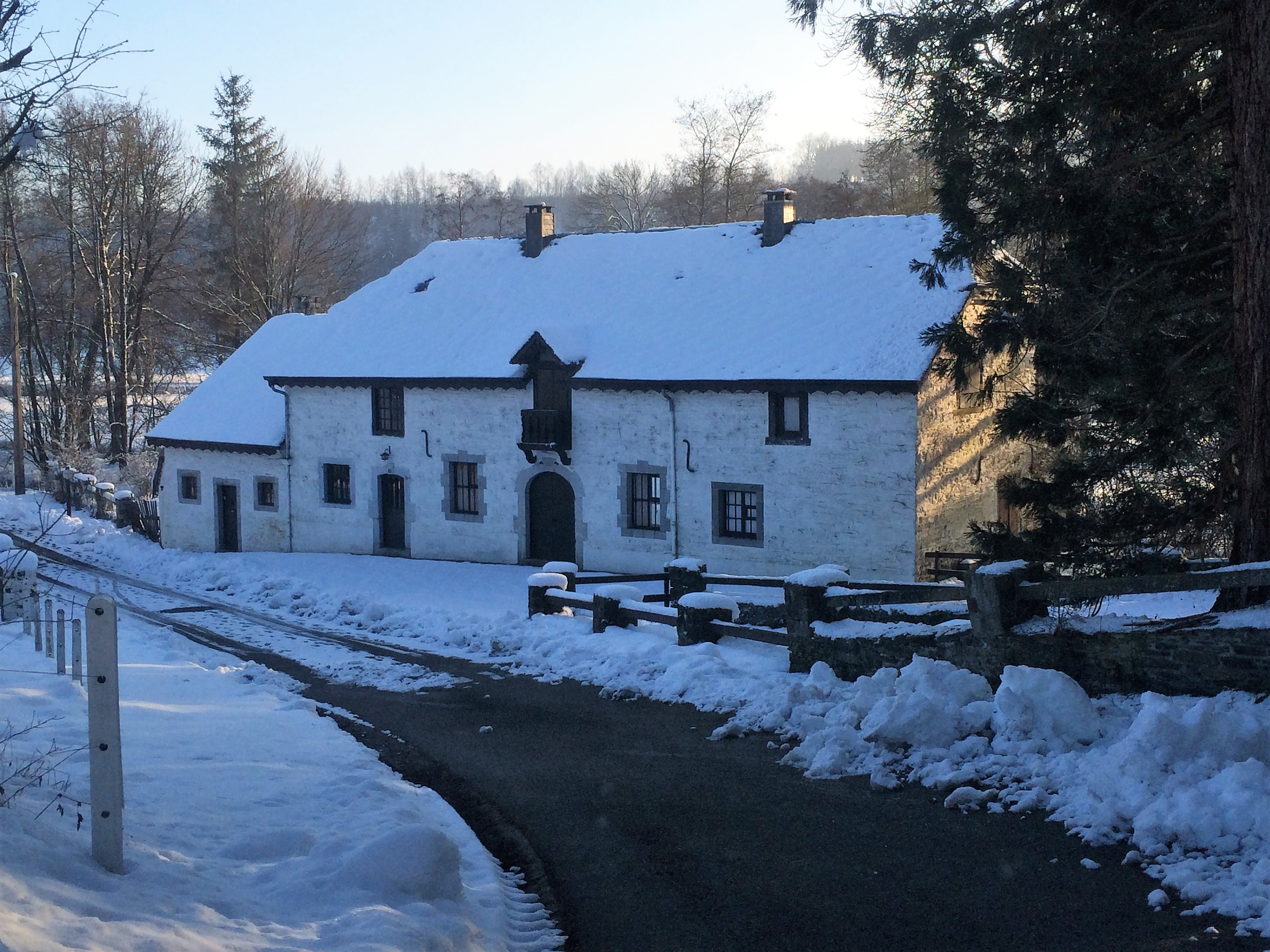 Vieux moulin belge, producteur de farine